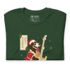 Dachshund Play Guitar Christmas Japanese Ukiyo-e Unisex T-shirt -