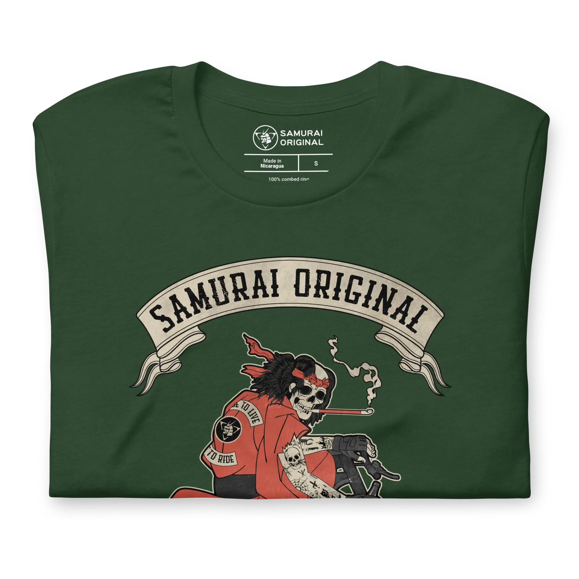 Samurai Choppers Biker Japanese Ukiyo-e Unisex T-shirt - Samurai Original