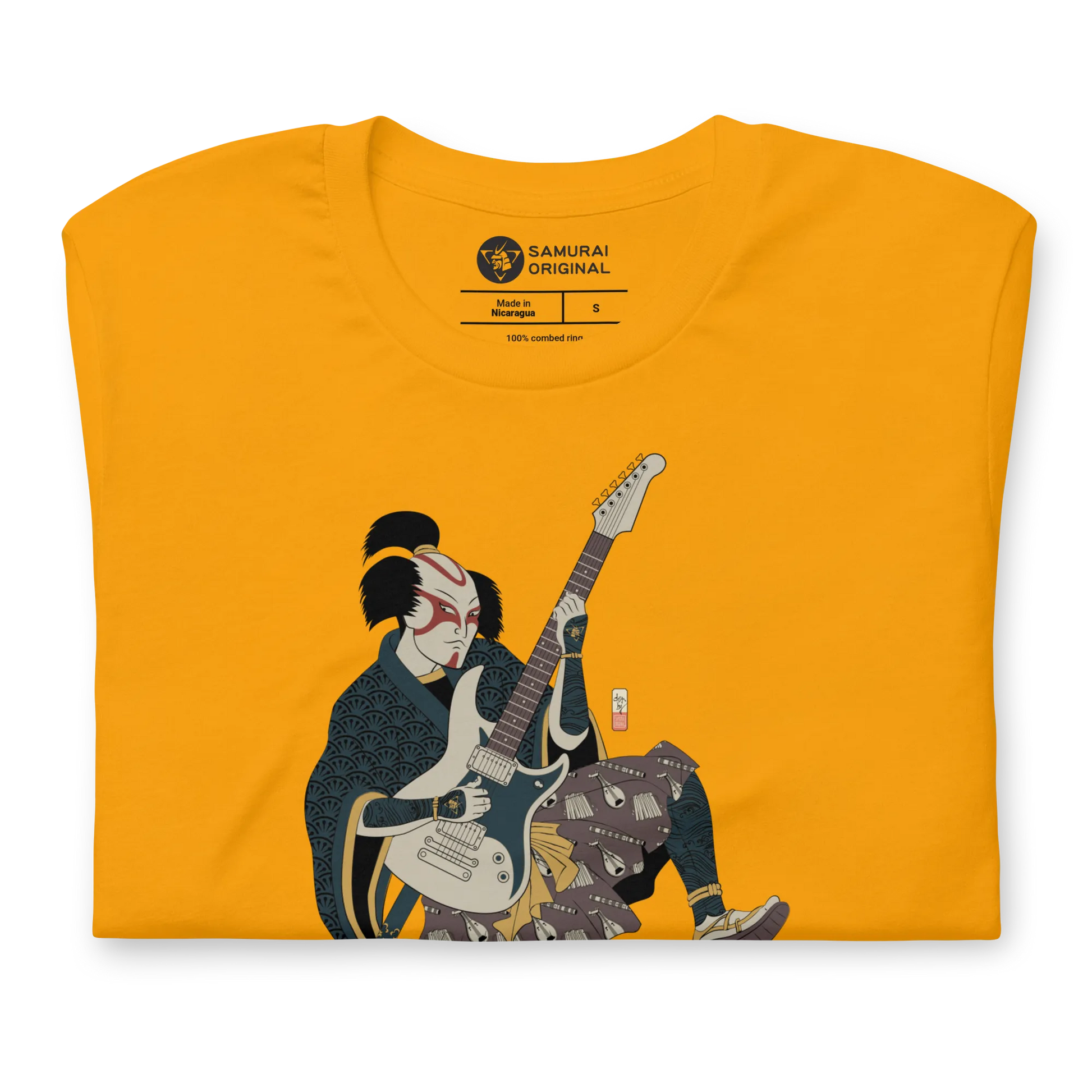 Samurai Guitar Player Music Ukiyo-e Unisex T-Shirt -