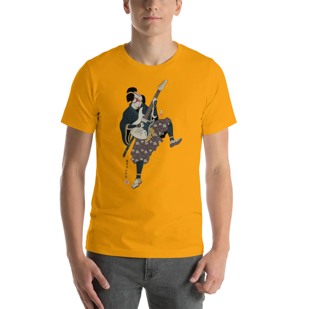 Samurai Guitar Player Music Ukiyo-e Unisex T-Shirt -