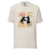 Aikido Japanese Ukiyo-e Unisex t-shirt - Heather Dust / S