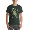 Halloween Samurai Skeleton Juggling Japanese Ukiyo-e Unisex T-shirt -