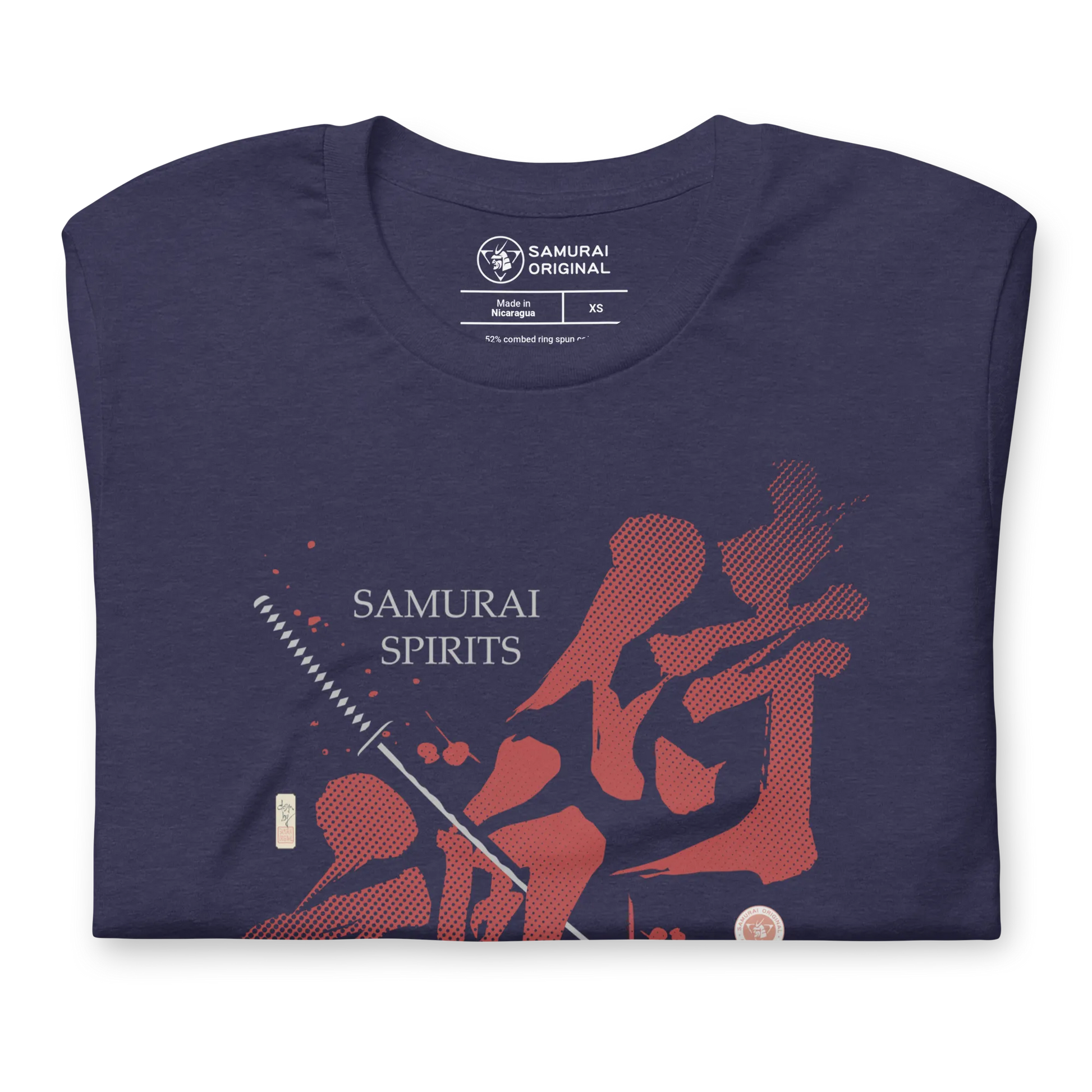 Samurai Spirits Kanji Calligraphy Unisex T-Shirt -