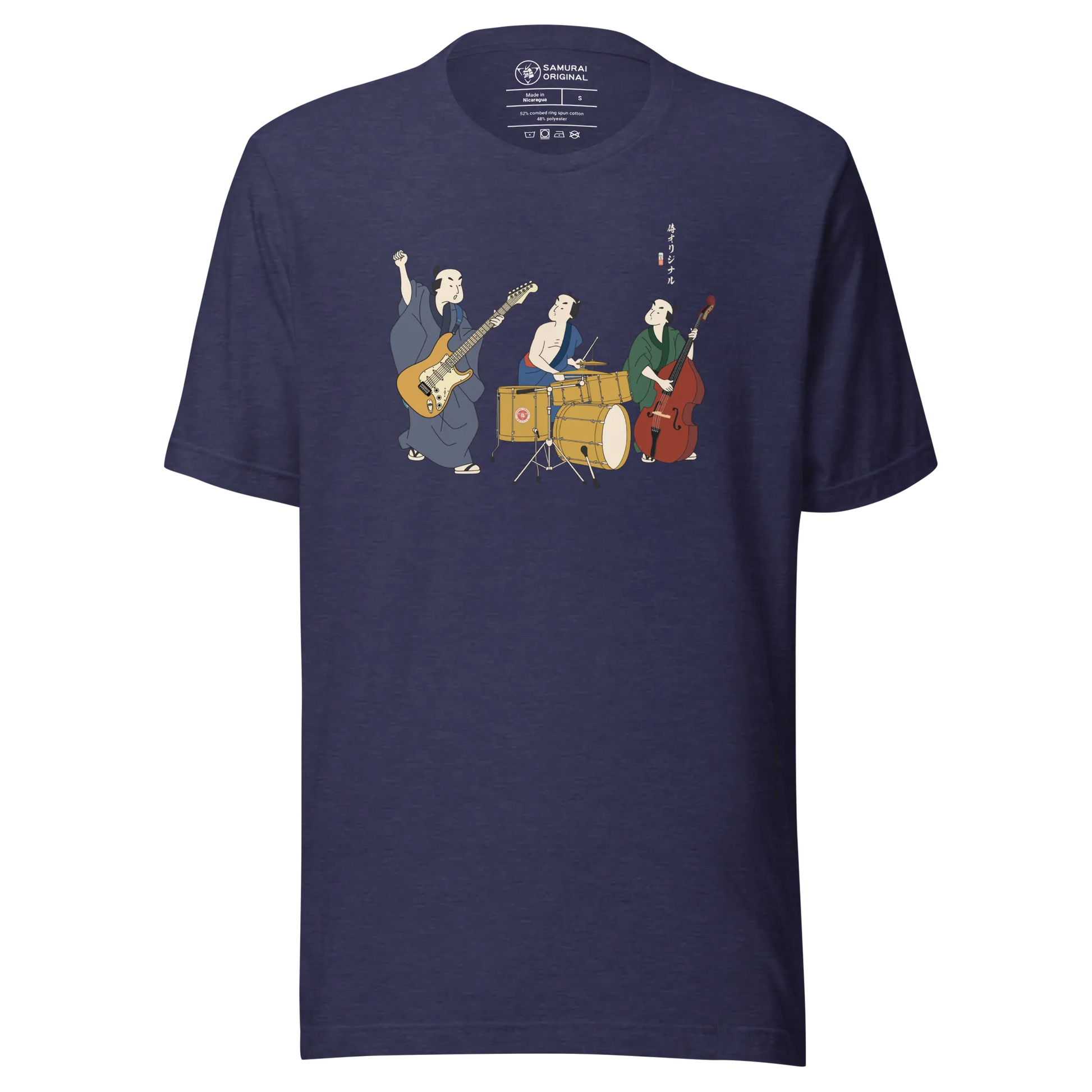 Samurai Band Ukiyo-e Unisex T-shirt - Samurai Original