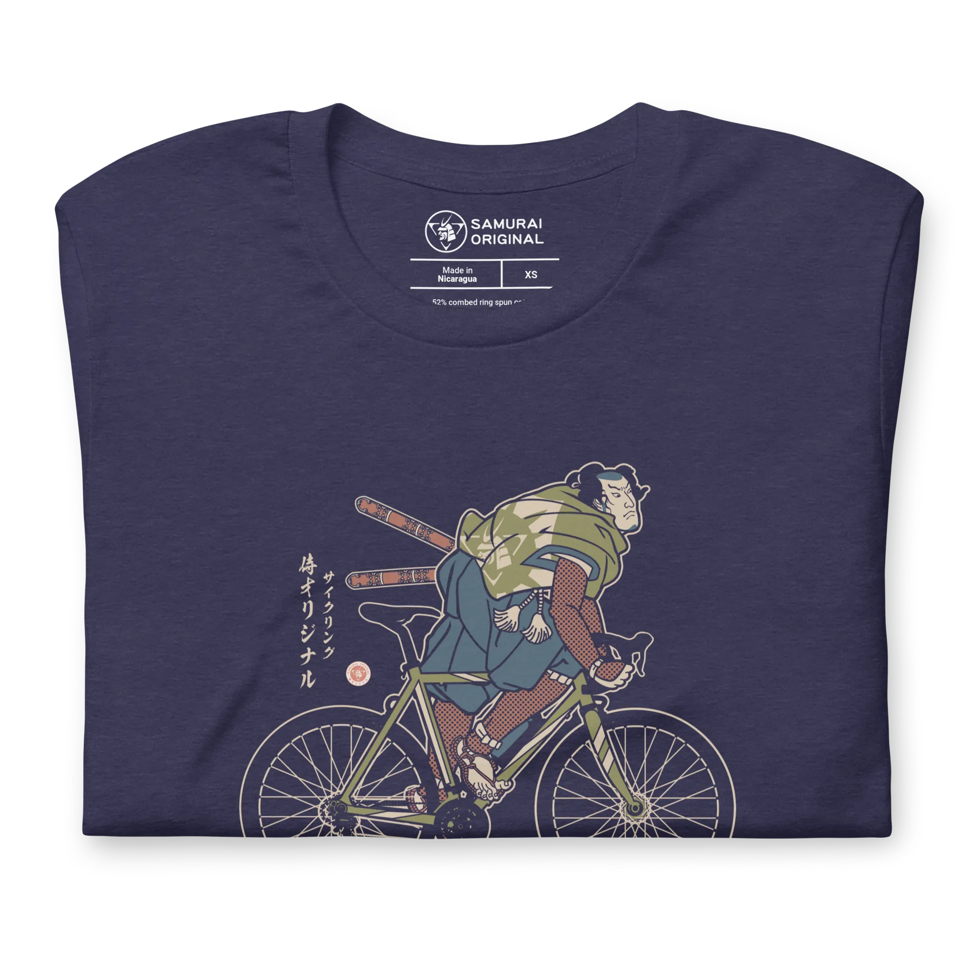 Samurai Bicycle Race Sport Ukiyo-e Unisex T-Shirt -