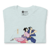 Samurai & Geisha Figure Skating Japanese Ukiyo-e Unisex t-shirt - Samurai Original