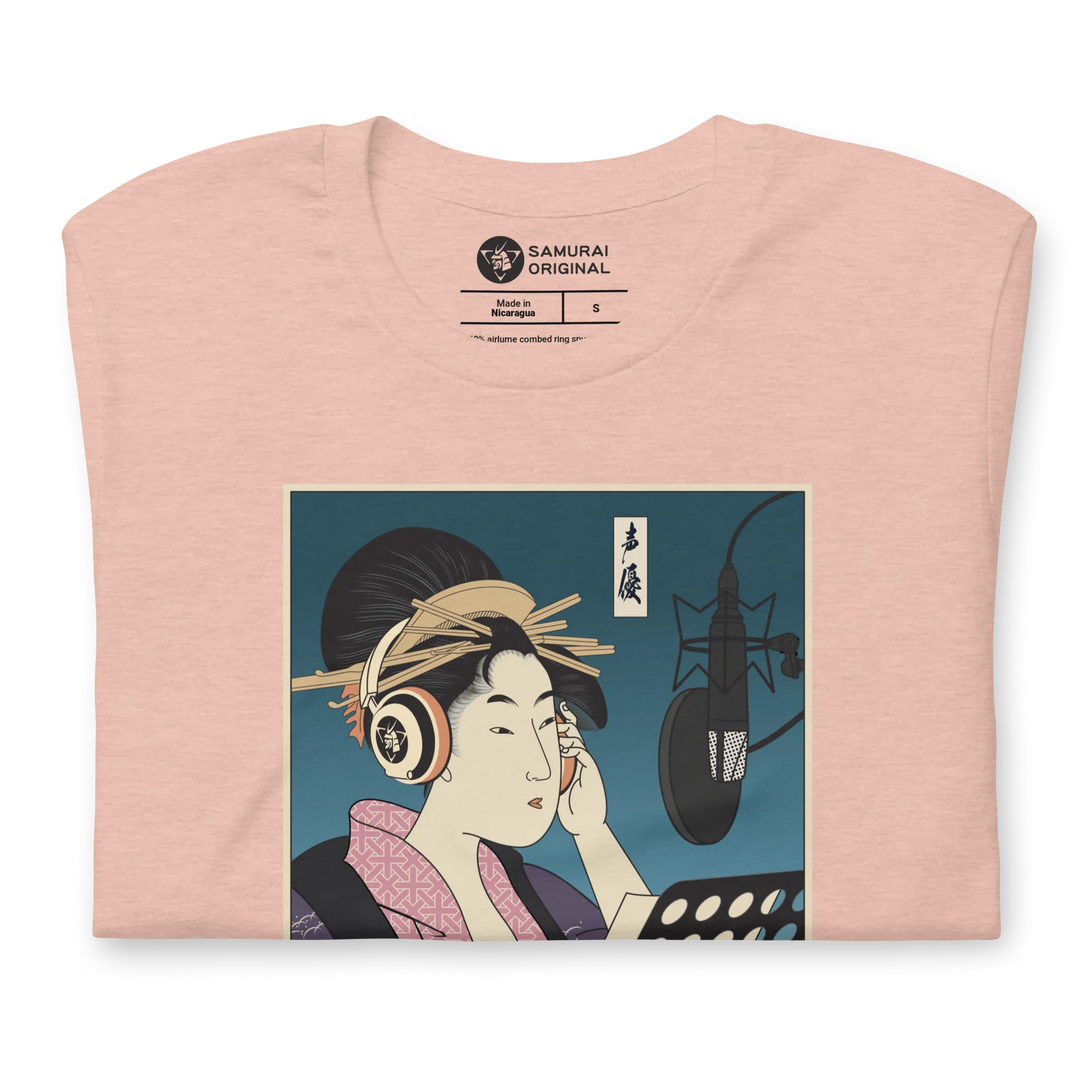 Geisha Voice Actor Japanese Ukiyo-e Unisex T-shirt -