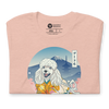 Poodle Dog Japanese Ukiyo-e Unisex T-shirt - Samurai Original