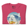 Poodle Dog Japanese Ukiyo-e Unisex T-shirt - Samurai Original