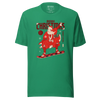 Santa Samurai Snowboard Christmas Ukiyo-e  Unisex T-shirt