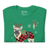 French Bulldog Funny Christmas Japanese Ukiyo-e Unisex T-shirt -