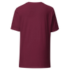 Koi Fish Embroidery Japanese Unisex T-shirt - Maroon / S