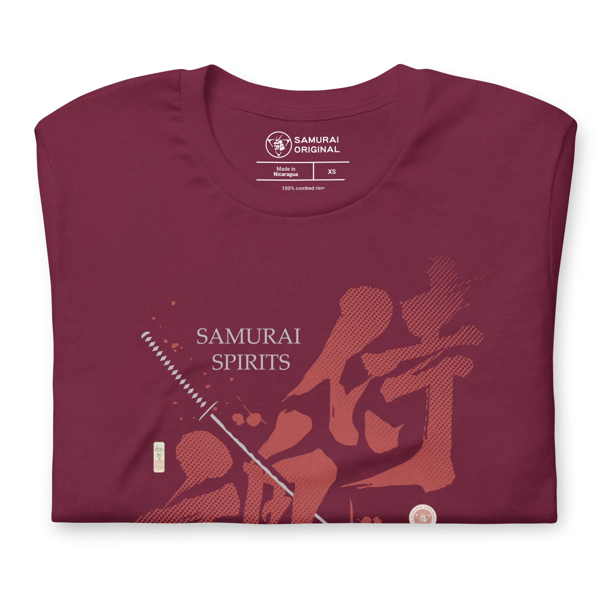 Samurai Spirits Kanji Calligraphy Unisex T-Shirt -