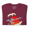 Crane Bird Japanese Ukiyo-e Unisex T-shirt -