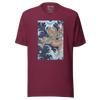 Dragon Japanese Ukiyo-e Unisex T-shirt - Maroon / S