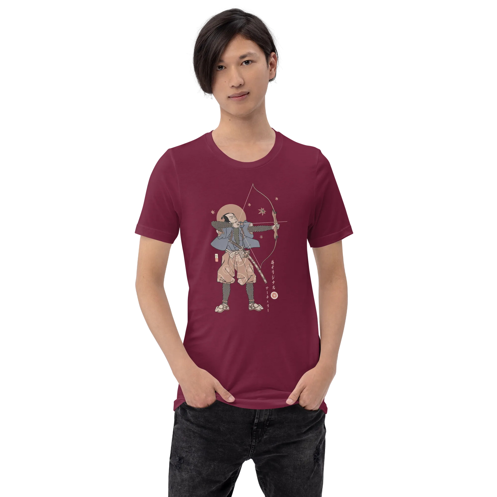 Samurai Archer Ukiyo-e Unisex T-Shirt - Samurai Original