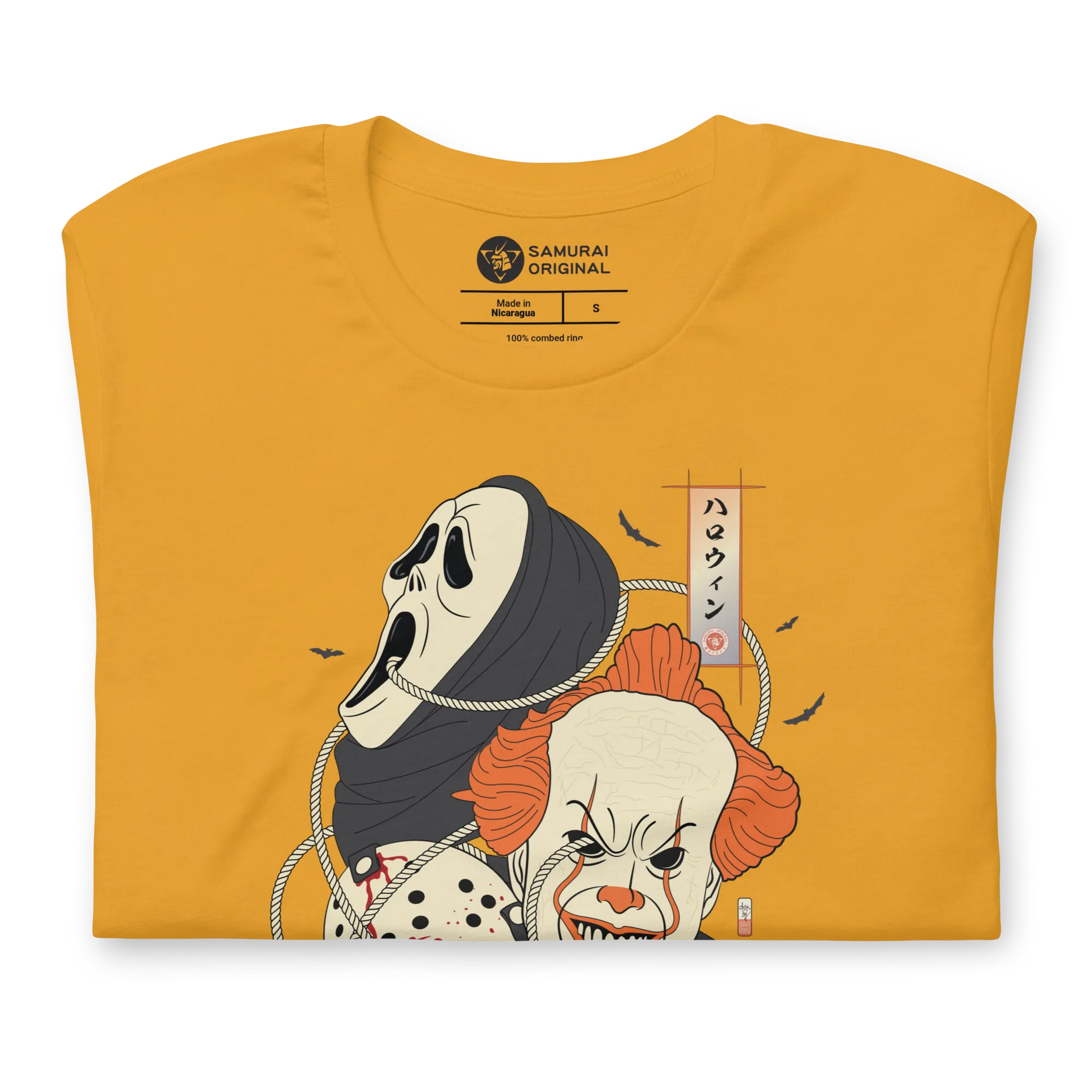 Halloween Mask Japanese Ukiyo-e Unisex T-shirt -