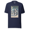 Jiu Jitsu Brazilian Martial Japanese Ukiyo-e Unisex T-Shirt 3 - Navy / S