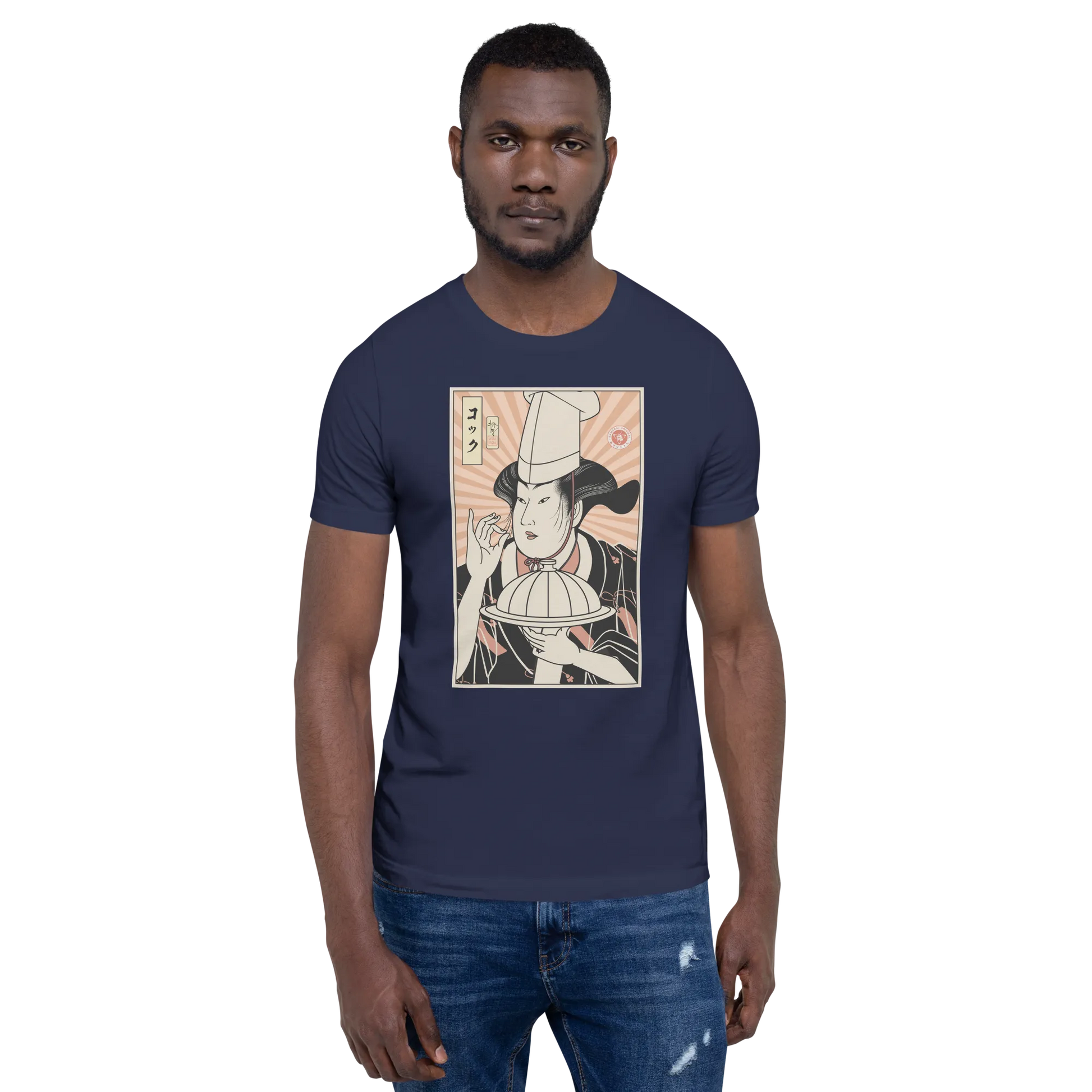 Geisha Chef Cook Dish Japanese Ukiyo-e Unisex T-Shirt -