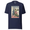 Samurai & Geisha Dancing Japanese Ukiyo-e Unisex T-Shirt - Samurai Original