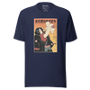 Happy Father's Day Japanese Ukiyo-e Unisex T-shirt - Navy / S