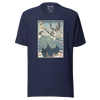 Samurai Fishing 3 Ukiyo-e Unisex T-Shirt - Samurai Original