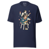 Samurai Play Mandolin Music Ukiyo-e Unisex T-shirt