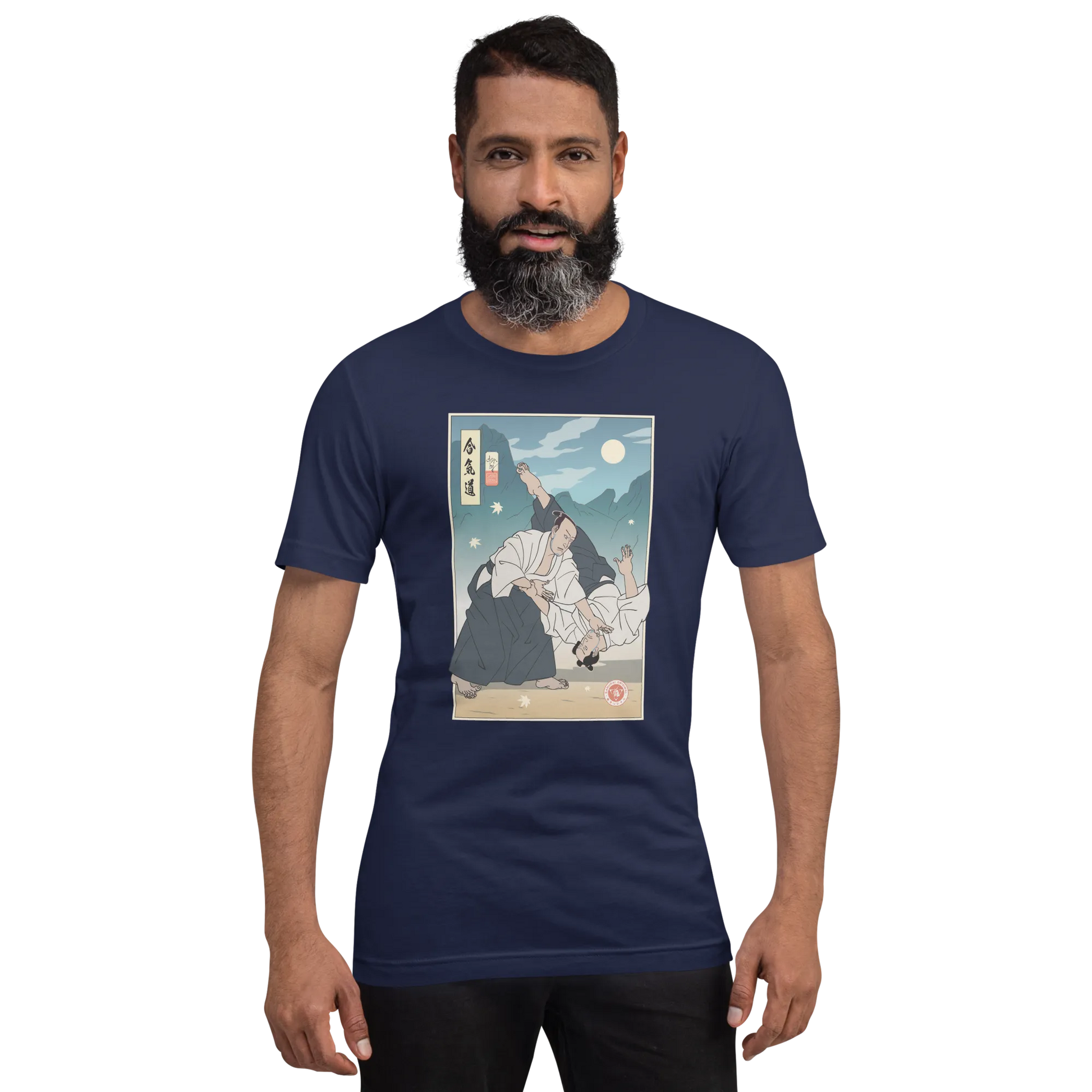 Samurai Aikido Sport Japanese Ukiyo-e Unisex T-Shirt - Samurai Original