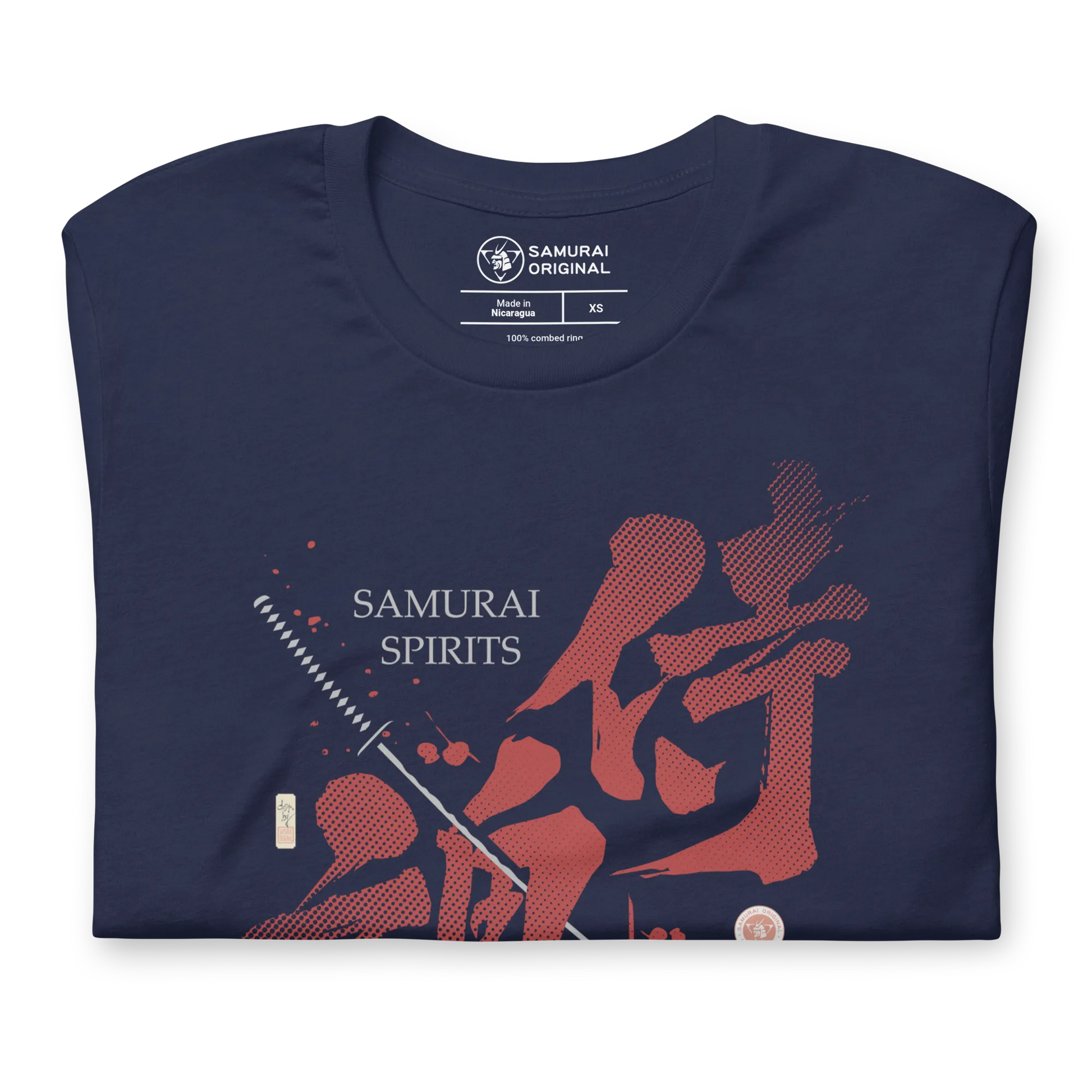 Samurai Spirits Kanji Calligraphy Unisex T-Shirt -