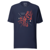 Samurai Spirits Kanji Calligraphy Unisex T-Shirt - Navy / S