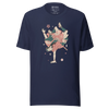 Samurai Hip Hop Dance Ukiyo-e Funny Unisex T-Shirt - Navy / S