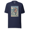 Samurai Mountain Bike 2 Ukiyo-e Unisex T-Shirt