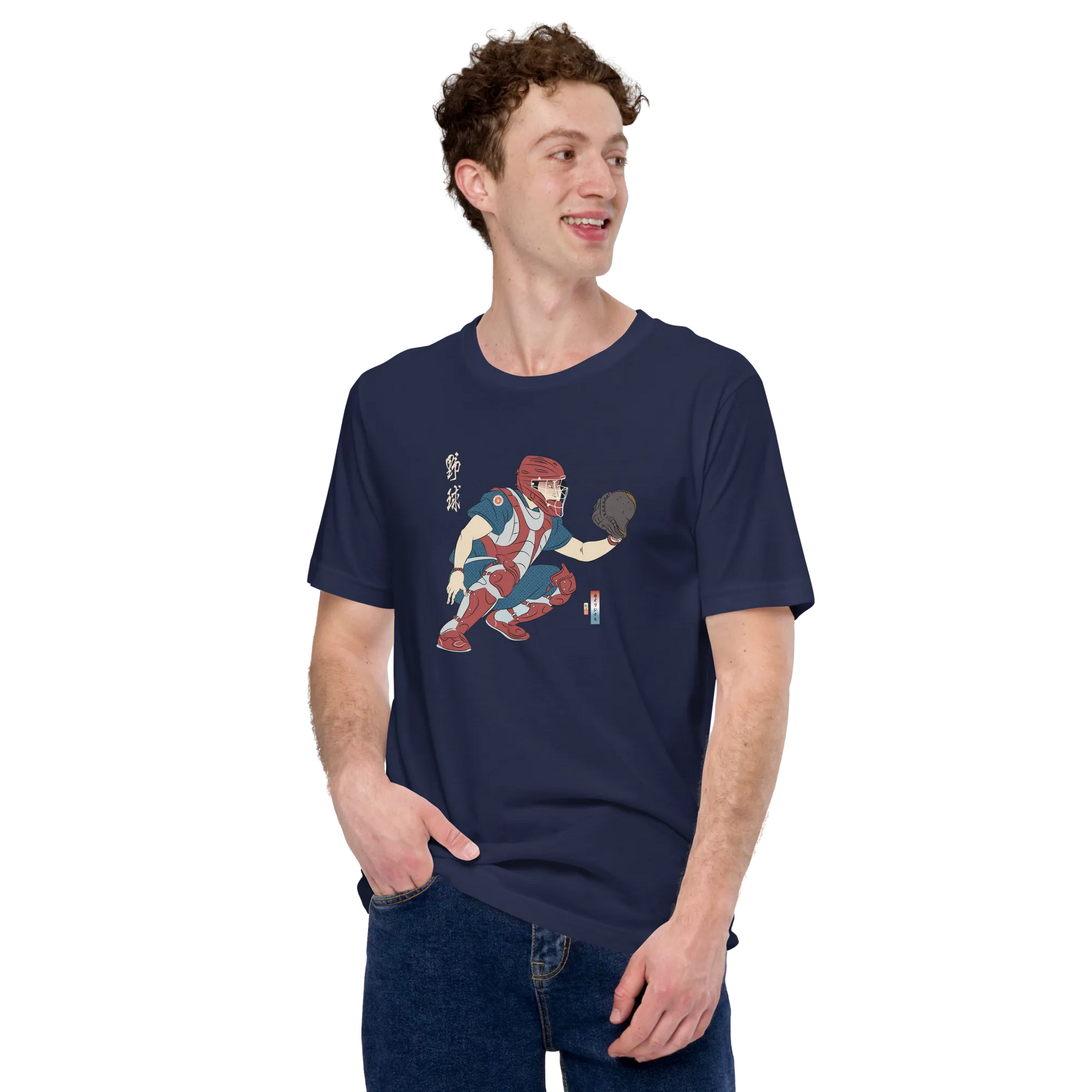 Samurai Baseball Player 4 Sport Ukiyo-e Unisex T-shirt - Samurai Original