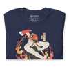 Samurai Firefighter Fireman Ukiyo-e Unisex T-shirt - Samurai Original