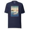 Samurai Sailor Sailboat Ukiyo-e Unisex T-shirt