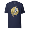 Geisha Roller Derby Japanese Ukiyo-e Unisex T-shirt - Navy / S