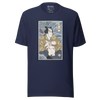 Samurai & Cat Funny Japanese Ukiyo-e Unisex T-Shirt - Samurai Original