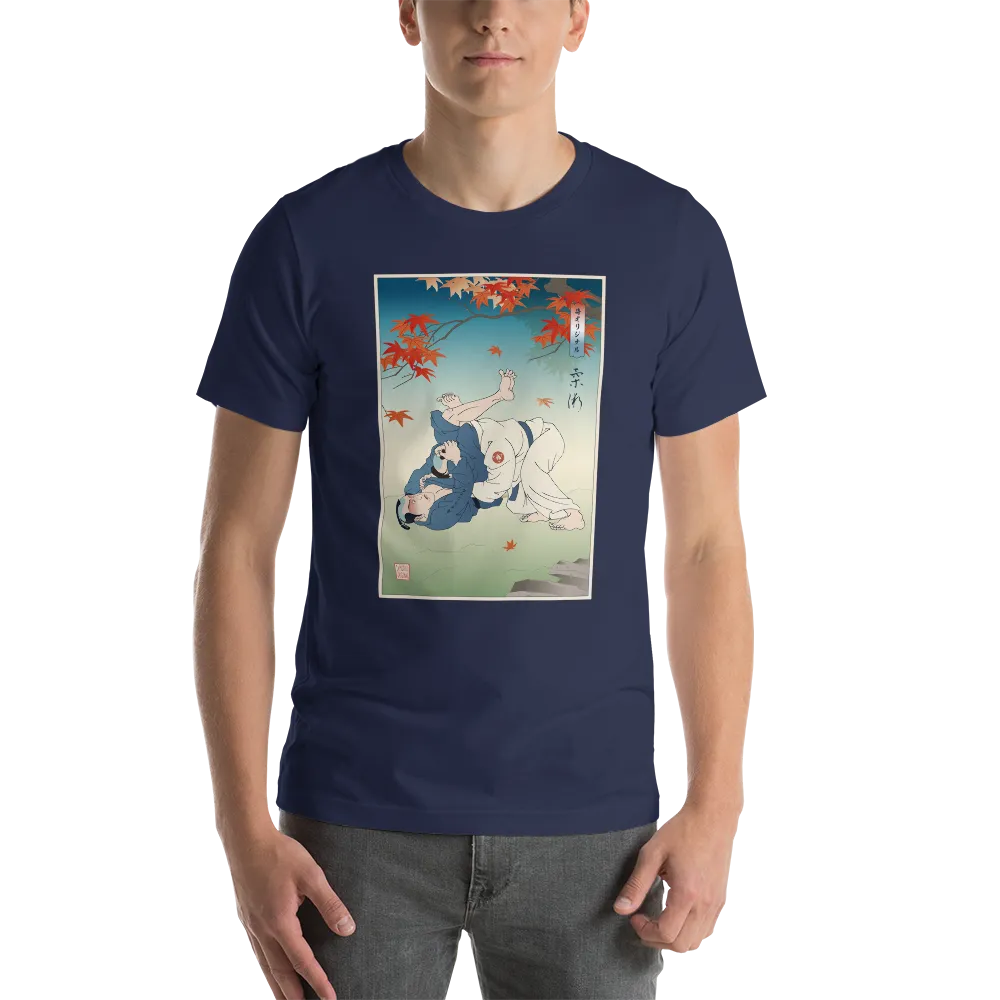 Jiu Jitsu Brazilian Martial Japanese Ukiyo-e Unisex T-shirt 5 -