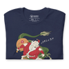 Santa Rides Dragon Japanese Ukiyo-e Unisex T-shirt