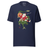 Santa Rides Dragon Japanese Ukiyo-e Unisex T-shirt