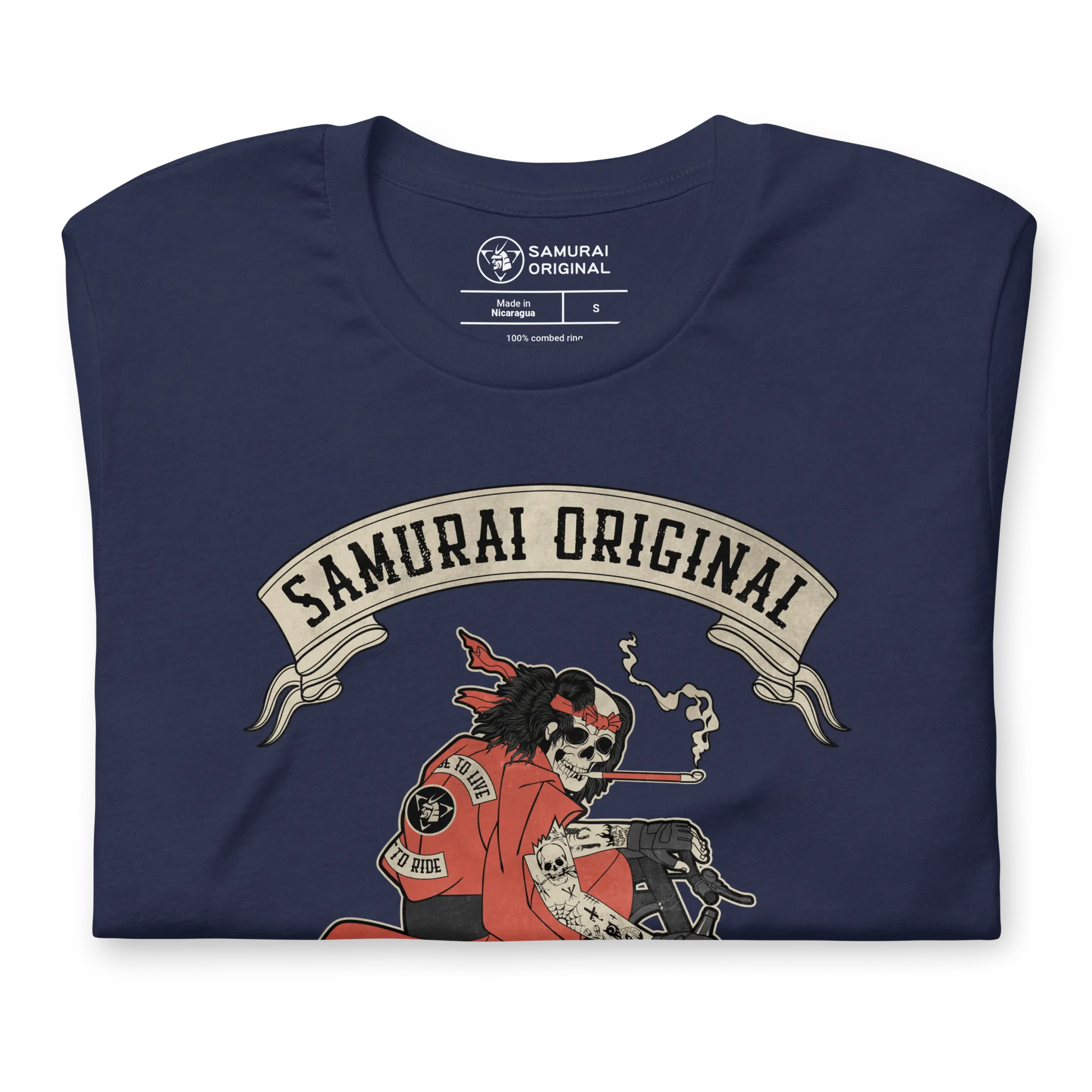 Samurai Choppers Biker Japanese Ukiyo-e Unisex T-shirt - Samurai Original