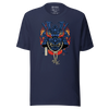 Samurai Mask with Fiery Eyes Ukiyo-e Unisex t-shirt