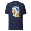 Poodle Dog Japanese Ukiyo-e Unisex T-shirt - Samurai Original