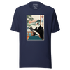 Samurai Reading Books Japanese Ukiyo-e Unisex t-shirt 2