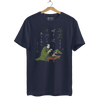 Samurai and Bonsai Japanese Ukiyo-e Unisex T-shirt 3 - Samurai Original