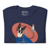 Boston Terrier Funny Dog Japanese Ukiyo-e Unisex t-shirt 2