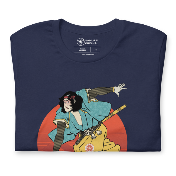 Samurai Play Bowling Ukiyo-e Unisex t-shirt