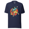 Samurai Play Bowling Ukiyo-e Unisex t-shirt