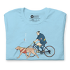 Samurai Cycling With DogLabrador Retriever Ukiyo-e Unisex T-shirt - Samurai Original