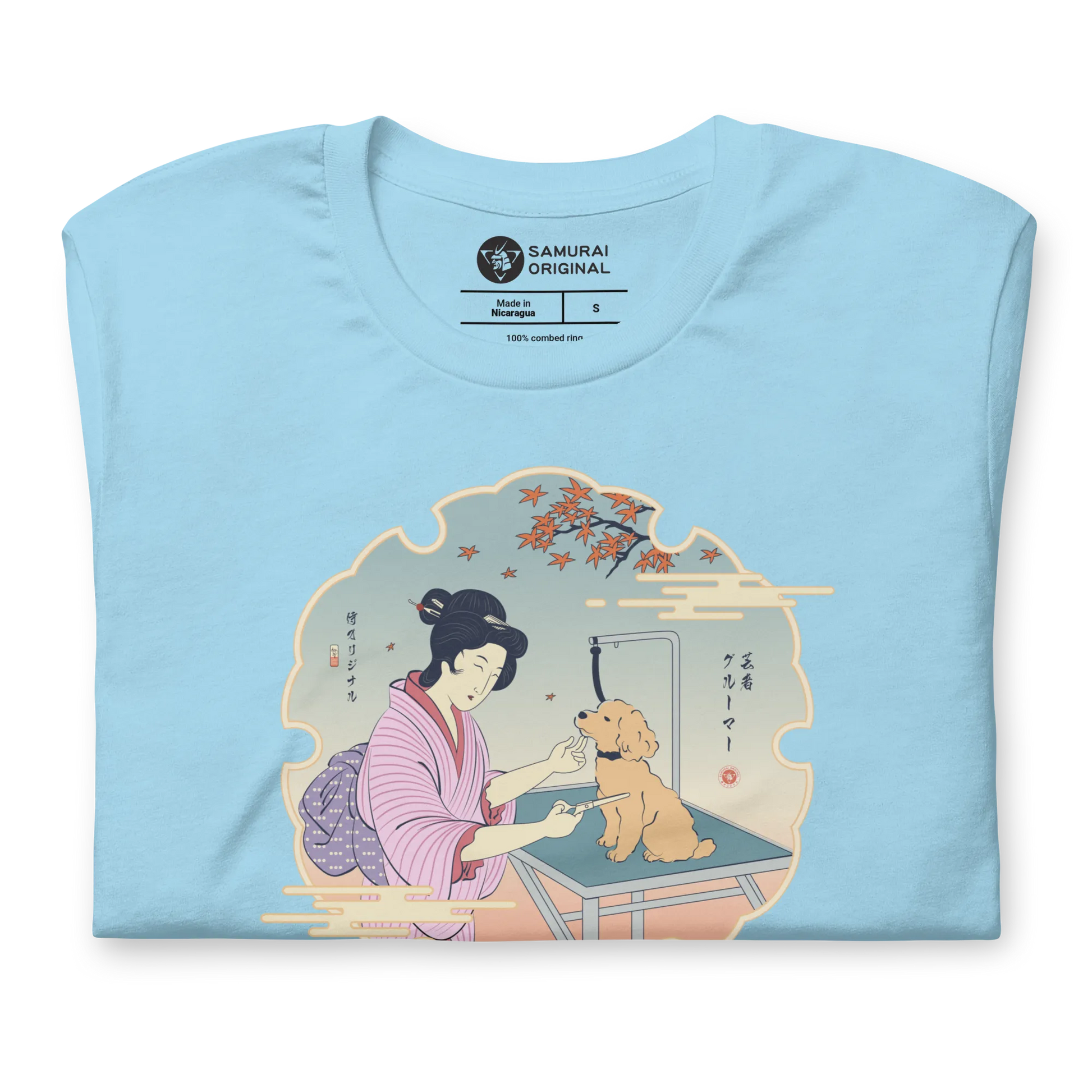 Geisha Groomer Japanese Ukiyo-e Unisex T-shirt -